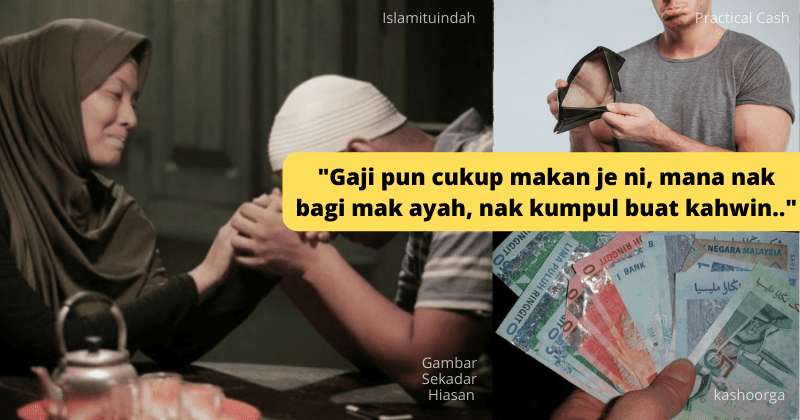 Gaji Sikit Pun Masih Mampu Bagi Duit Dekat Mak Ayah Macam Ni Caranya