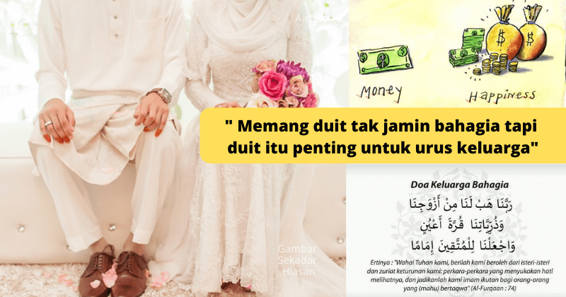 Duit Tak Jamin Bahagia Tapi Duit Perlu Untuk Urus Keluarga Ini Sebabnya