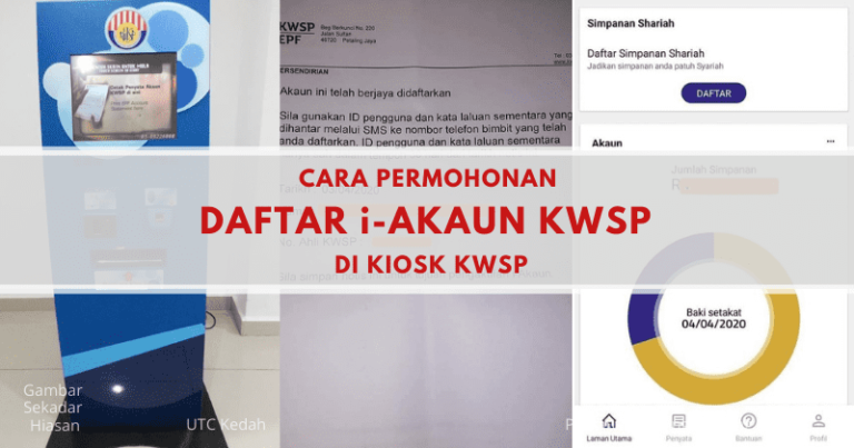 Cara Daftar i-Akaun di Kiosk KWSP, Tak Payah Nak Beratur Lama!