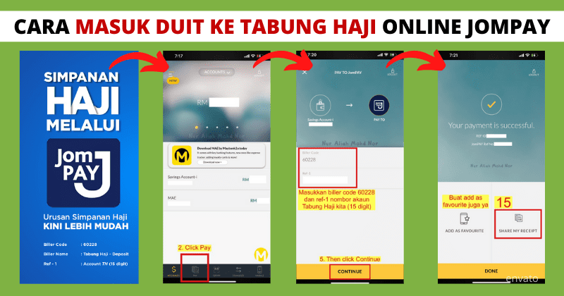 Tak Perlu Pergi Ke Kaunter Setiap Bulan Ini Cara Mudah Simpan Duit Di Tabung Haji Secara Online