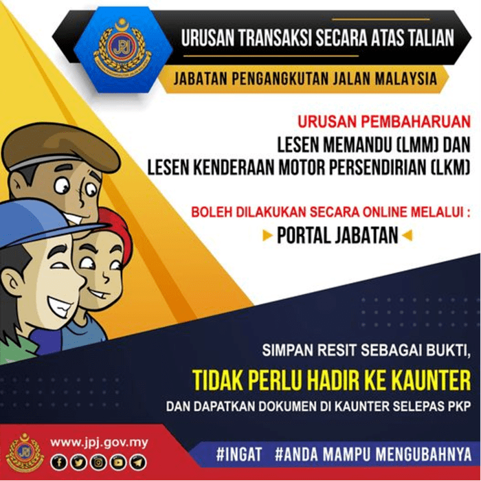 Cara Renew Lesen Memandu Roadtax Online Tanpa Perlu Ke Kaunter Daftar Mysikap Untuk Bayar Saman Jpj