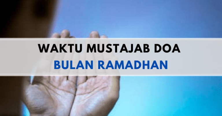 Jangan Terlepas 7 Waktu Mustajab Berdoa Ketika Bulan ...