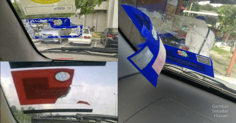 Roadtax Asyik Tercabut? Ini Cara Betul Nak Tampal Roadtax ...