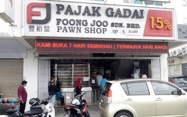 Caj Tukar Surat Di Pajak Gadai