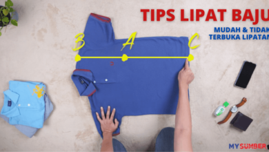 Photo of Tips Lipat Baju Dengan Senang Dan Tidak Mudah Terbuka Lipatan