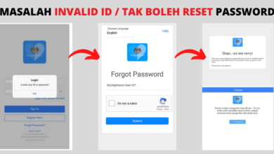 Photo of Cara Selesaikan Masalah MySejahtera Invalid ID / Reset Password