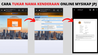 Photo of Cara Tukar Nama Kenderaan Secara Online Menerusi MySikap JPJ