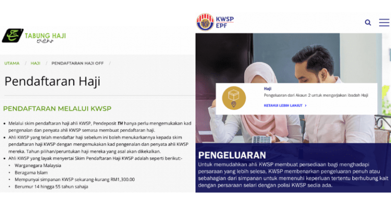 Cara Daftar Haji Melalui KWSP Percuma & Pengeluaran Haji