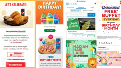 Photo of Senarai Promosi Birthday Hari Kelahiran (Makanan & Tiket Percuma) Wajib Claim!