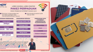 Photo of Pakej Perpaduan: Prabayar Internet Telefon RM5 Sebulan kuota 30GB Selama 6 Bulan
