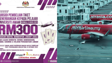 Photo of Bantuan Tiket Kapal Terbang RM300 eKredit Untuk Pelajar IPT Sabah & Sarawak